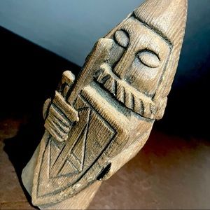 vintage knight sculpture